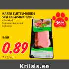 Allahindlus - KARNI SUITSU-KEEDU
SEA TAGASINK 120 G