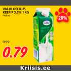 Allahindlus - VALIO GEFILUS
KEEFIR 2.5% 1 KG