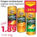 Allahindlus - Pringles tortillakrõpsud