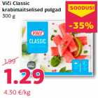 Allahindlus - Viči Classic
krabimaitselised pulgad
300 g