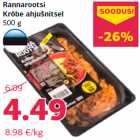 Rannarootsi
Krõbe ahjušnitsel
500 g