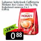 Lahustuv kohvijook Caffetteria
Mokate 3in1 Classic 