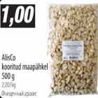 AlisCo kooritud maapähkel