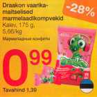 Draakon maitselised marmelaadikompvekid 