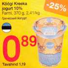 Köögi Kreeka jogurt