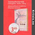 Allahindlus - Šokolaadikompvekid Linnupiim, Kalev, 238 g