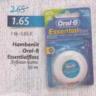 Allahindlus - Hambaniit Oral-B Essentialfloss, 50 m