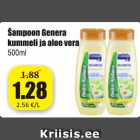 Allahindlus - Šampoon Genera kummeli ja aloe vera 500 ml