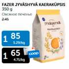 FAZER JYVÄSHYVÄ KAERAKÜPSIS 350 G