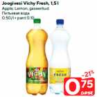 Joogivesi Vichy Fresh, 1,5 l

