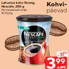 Allahindlus - Lahustuv kohv Strong,
Nescafe, 250 g
