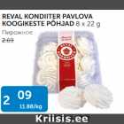 Allahindlus - REVAL KONDIITER PAVLOVA KOOGIKESTE PÕHJAD