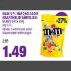 M&M’S PIIMAŠOKOLAADIS MAAPÄHKLID VÄRVILISES GLASUURIS 150g