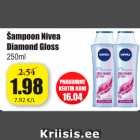 Allahindlus - Šampoon Nivea Daimond Gloss, 250 ml