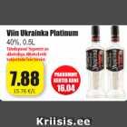 Allahindlus - Viin Ukraina Platinum