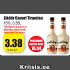 Allahindlus - Liköör Canari Tiramisu