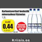 Allahindlus - Karboniseeritud looduslik mineraalvesi Vytautas, 1,5 l