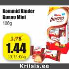 Allahindlus - Kommid Kinder Bueno Mini 108 g