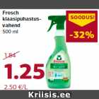 Allahindlus - Frosch
klaasipuhastusvahend
500 ml