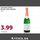 Allahindlus - Saksamaa Johann
Brunner Sekt vahuvein
75 cl