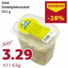 Allahindlus - Usin
Sünnipäevasalat
800 g