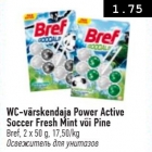 WC-värskendaja Power Active Soccer Fresh Mint või Pine