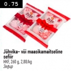 Jõhvika- või maasikamaitseline sefiir