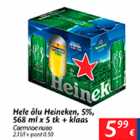 Allahindlus - Hele õlu Heineken 