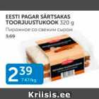 EESTI PAGAR SÄRTSAKAS TOORJUUSTUKOOK 320 G