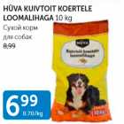 HÜVA KUIVTOIT KOERTELE LOOMALIHAGA 10 KG