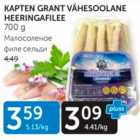 KAPTEN GRANT VÄHESOOLANE HEERINGAFILEE 700 G