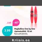 Allahindlus - Maybelline One by One
ripsmetuššid, 10 ml