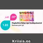 Allahindlus - Maybelline Baby Lips huulepalsamid