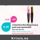 Allahindlus - L’Oréal Paris Miss Manga must ja
punk must ripsmetuššid