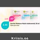 Allahindlus - Garnier Moisture Match näokreemid, 50 ml