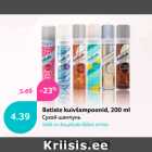 Allahindlus - Batiste kuivšampoonid, 200 ml