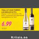 Allahindlus - TŠIILI GT VEIN TORRES
LAS MULAS 0,75 L