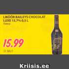 Allahindlus - LIKÖÖR BAILEYS CHOCOLAT 
LUXE 15,7% 0,5 L