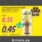 Allahindlus - MITTEALKOHOOLNE SIIDER 
FIZZ PEAR 1,2% 0,5 L