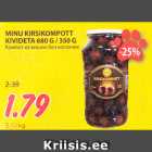 Allahindlus - MINU KIRSIKOMPOTT 
KIVIDETA 680 G / 350 G