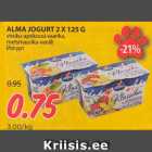 Allahindlus - ALMA JOGURT 2 X 125 G