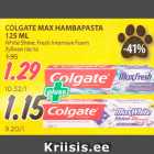 Allahindlus - COLGATE MAX HAMBAPASTA 
125 ML 