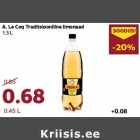 Allahindlus - A. Le Coq Traditsiooniline limonaad
1,5 L