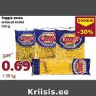 Allahindlus - Reggia pasta
erinevad sordid
500 g