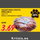 Allahindlus - HAGAR SINGI-JUUSTU
PÄRG 600 G