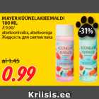 MAYER KÜÜNELAKIEEMALDI
100 ML