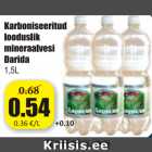 Allahindlus - Karboniseeritud looduslik mineraalvesi Darida 1,5 L