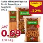 Allahindlus - Tartu Mill täisterapasta