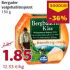 Allahindlus - Bergader
valgehallitusjuust
150 g