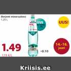 Allahindlus - Borjomi mineraalvesi
1,25 L